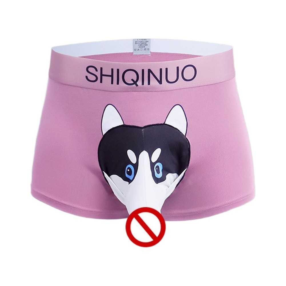 Boxer Shorts Modal - 귀여운 강아지 프린트가 있는 남성용 3D